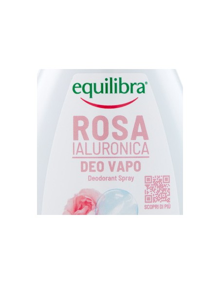 equilibra deodorante vapo no gas - 75ml - rosa ialuronica - delicatezza 24h: tuttocasashop.live: igiene e cura della persona
