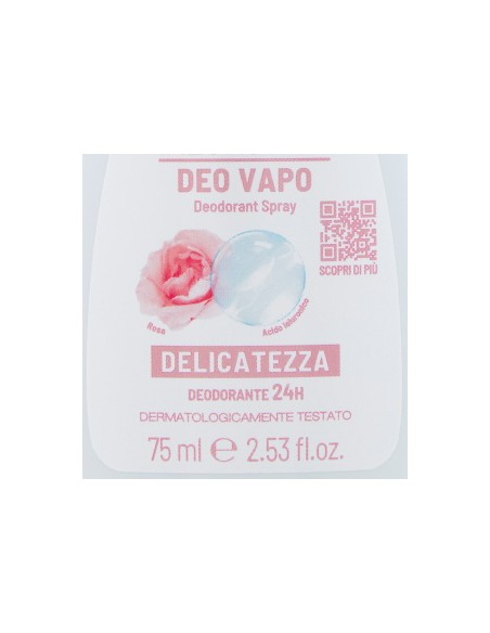 equilibra deodorante vapo no gas - 75ml - rosa ialuronica - delicatezza 24h: tuttocasashop.live: igiene e cura della persona