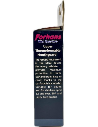forhans bite sportivo - paradenti superiore termoformante - custodia inclusa: tuttocasashop.live: igiene e cura della persona
