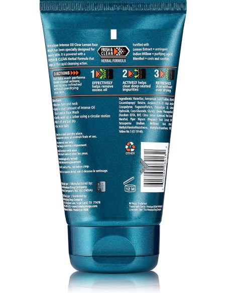 himalaya men since 1930 intense oil clean - lavaviso - 100ml: tuttocasashop.live: igiene e cura della persona