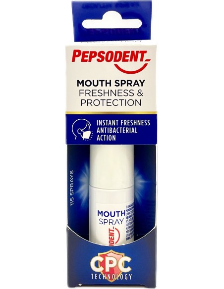 pepsodent mouth spray freshness & protection - 15ml - spray alito fresco: tuttocasashop.live: igiene e cura della persona