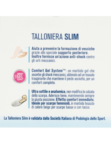 podovis talloniera slim doppia protezione comfort gel system - donna 36/40: tuttocasashop.live: prodotti per bucato e tessuti