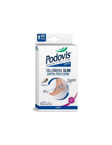 podovis talloniera slim doppia protezione comfort gel system - uomo 41/45: tuttocasashop.live: prodotti per bucato e tessuti