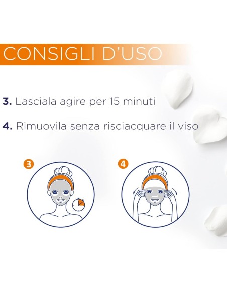 acqua alle rose maschera in tessuto idratante anti-fatica - vitamina c: tuttocasashop.live: igiene e cura della persona