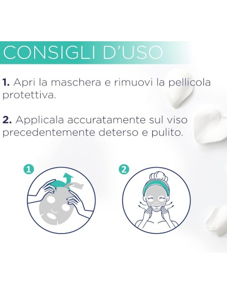 acqua alle rose maschera in tessuto opacizzante anti-imperfezioni: tuttocasashop.live: igiene e cura della persona