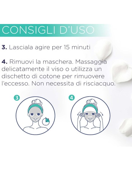 acqua alle rose maschera in tessuto opacizzante anti-imperfezioni: tuttocasashop.live: igiene e cura della persona
