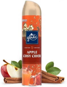 glade deoodorante spray - 300ml - apple cosy cider - cinnamon - baked crisp: tuttocasashop.live: pulizia e cura della casa