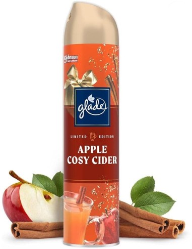 glade deoodorante spray - 300ml - apple cosy cider - cinnamon - baked crisp: tuttocasashop.live: pulizia e cura della casa