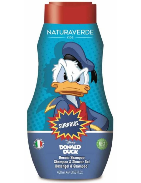 naturaverde baby disney donald duck doccia shampoo - 400ml - paperino: tuttocasashop.live: igiene e cura della persona