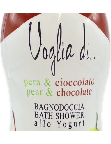 voglia di... bagnodoccia allo yogurt - 250ml - pera & cioccolato: tuttocasashop.live: igiene e cura della persona