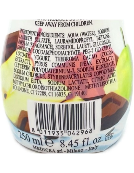 voglia di... bagnodoccia allo yogurt - 250ml - pera & cioccolato: tuttocasashop.live: igiene e cura della persona