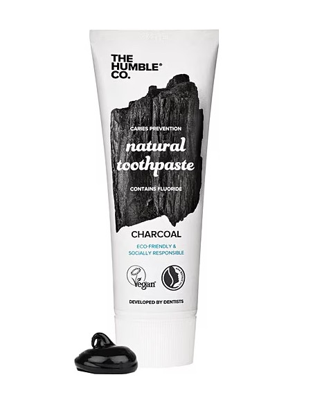 the humble dentifricio 75ml - natural toothpaste - charcoal - carbone: tuttocasashop.live: igiene e cura della persona