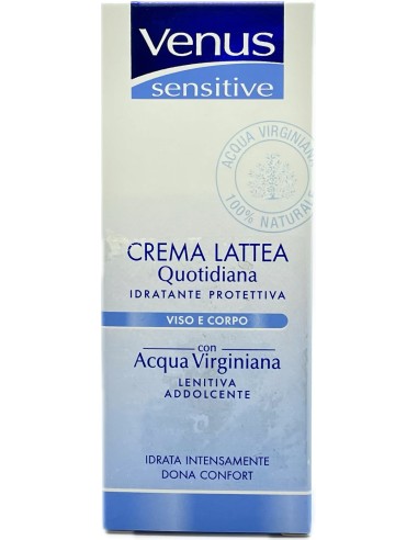 venus sensitive crema lattea quotidiana viso corpo 75ml - acqua virginiana: tuttocasashop.live: igiene e cura della persona