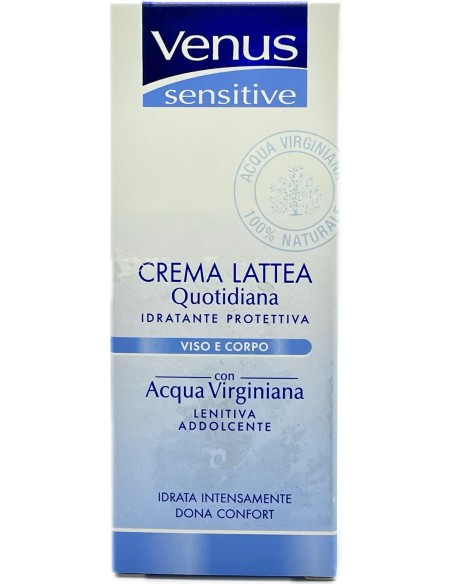 venus sensitive crema lattea quotidiana viso corpo 75ml - acqua virginiana: tuttocasashop.live: igiene e cura della persona