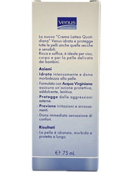 venus sensitive crema lattea quotidiana viso corpo 75ml - acqua virginiana: tuttocasashop.live: igiene e cura della persona
