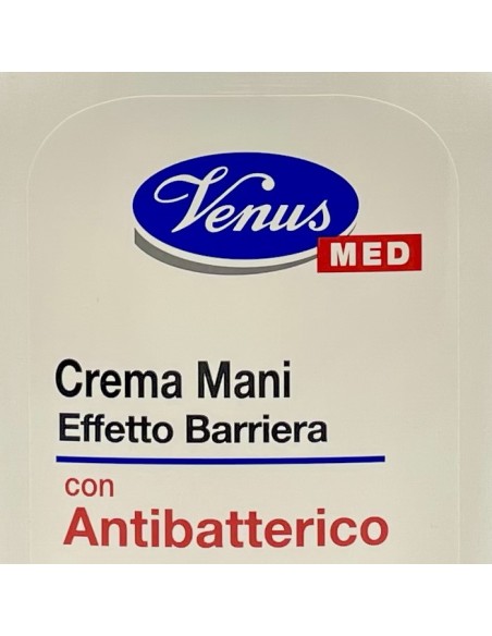 venus med crema mani effetto barriera - 300ml - con antibatterico: tuttocasashop.live: igiene e cura della persona