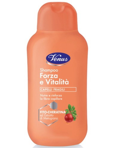 venus shampoo 250ml - forza e vitalita' - fito-cheratina - melograno: tuttocasashop.live: igiene e cura della persona