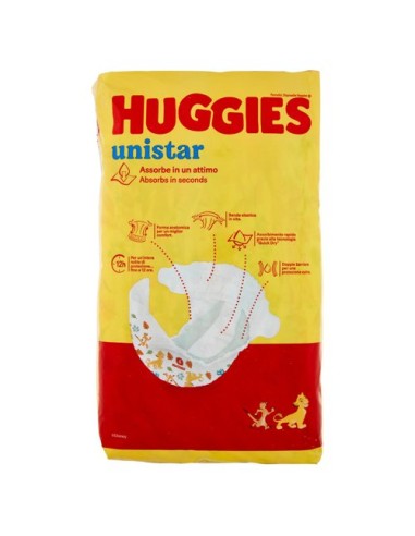 huggies unistar - 14 pannolini taglia 5 junior 11-25 kg: tuttocasashop.live: igiene e cura della persona