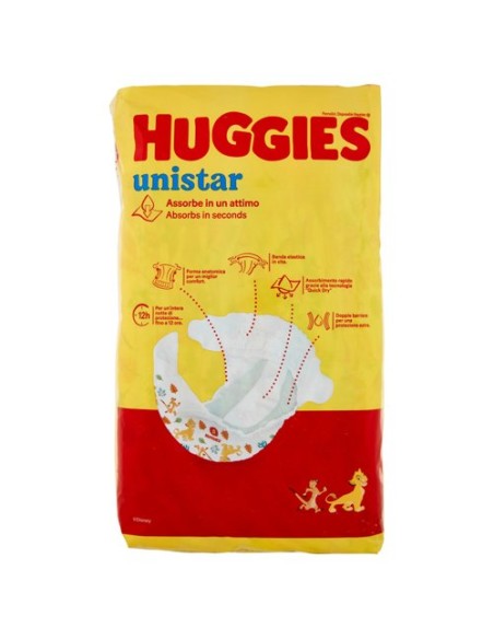 huggies unistar - 14 pannolini taglia 5 junior 11-25 kg: tuttocasashop.live: igiene e cura della persona