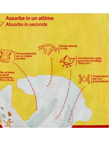 huggies unistar - 14 pannolini taglia 5 junior 11-25 kg: tuttocasashop.live: igiene e cura della persona