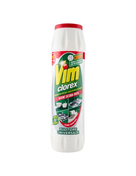 vim clorex detergente in polvere per superfici - 750g: tuttocasashop.live: pulizia e cura della casa