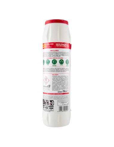 vim clorex detergente in polvere per superfici - 750g: tuttocasashop.live: pulizia e cura della casa