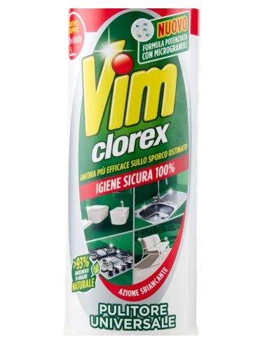 vim clorex detergente in polvere per superfici - 750g: tuttocasashop.live: pulizia e cura della casa