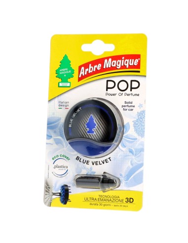 arbre magique pop power of perfume - deodorante per auto - blue velvet: tuttocasashop.live: pulizia e cura della casa
