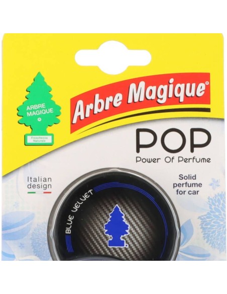 arbre magique pop power of perfume - deodorante per auto - blue velvet: tuttocasashop.live: pulizia e cura della casa