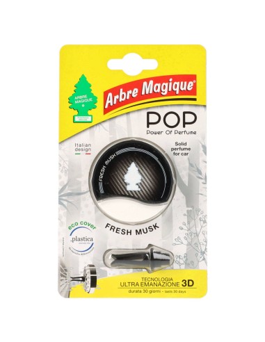 arbre magique pop power of perfume - deodorante per auto - fresh musk: tuttocasashop.live: pulizia e cura della casa