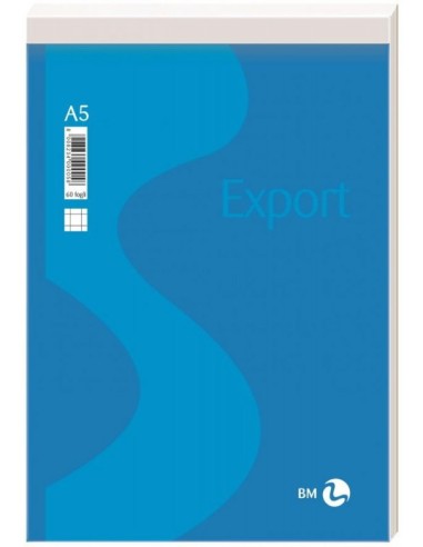 blocco appunti - block notes - a5 12x21cm - a quadretti 5mm - 50 fogli: tuttocasashop.live: altro - bazar