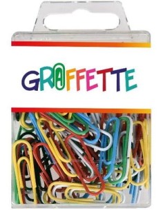 graffette fermacarta colorate - colori assortiti: tuttocasashop.live: altro - bazar