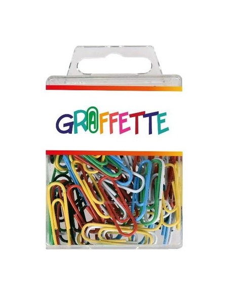 graffette fermacarta colorate - colori assortiti: tuttocasashop.live: altro - bazar