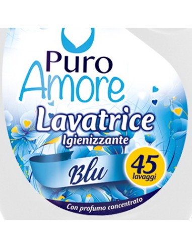 puro amore detersivo liquido lavatrice 45 lavaggi 2025ml - igienizzante blu: tuttocasashop.live: prodotti per bucato e tessuti