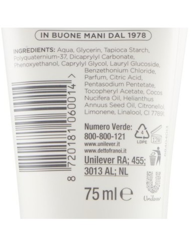 glysolid crema mani tubo 75ml - idratante con antibatterico: tuttocasashop.live: igiene e cura della persona