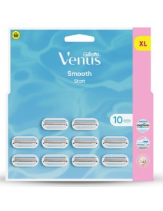 gillette venus smooth start xl - 10 testina ricambio tripla lama: tuttocasashop.live: igiene e cura della persona