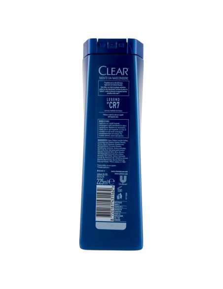 clear shampoo antiforfora 225ml - nutriente legend by cr7 cristiano ronaldo: tuttocasashop.live: igiene e cura della persona