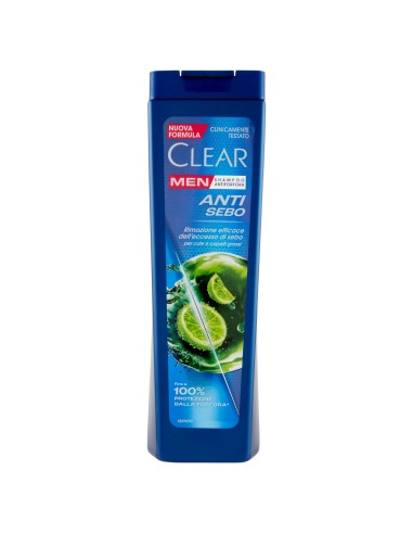 clear shampoo antiforfora 225ml - anti sebo - per capelli e cute grassa: tuttocasashop.live: igiene e cura della persona