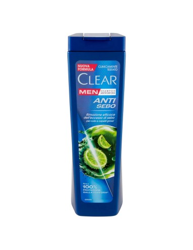 clear shampoo antiforfora 225ml - anti sebo - per capelli e cute grassa: tuttocasashop.live: igiene e cura della persona