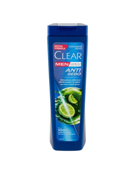 clear shampoo antiforfora 225ml - anti sebo - per capelli e cute grassa: tuttocasashop.live: igiene e cura della persona