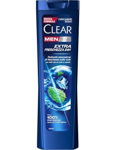 clear shampoo antiforfora 225ml - extra freschezza 24h: tuttocasashop.live: igiene e cura della persona