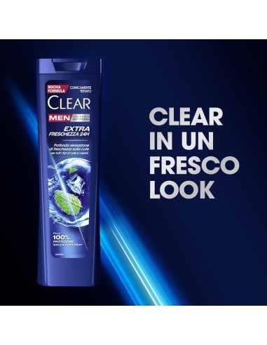 clear shampoo antiforfora 225ml - extra freschezza 24h: tuttocasashop.live: igiene e cura della persona