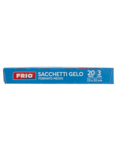 frio sacchi gelo formato medio - 3 litri - 23x32cm - 20 pezzi: tuttocasashop.live: carta & monouso