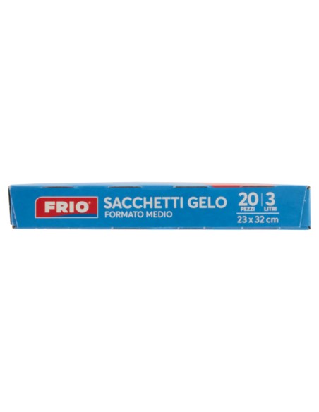 frio sacchi gelo formato medio - 3 litri - 23x32cm - 20 pezzi: tuttocasashop.live: carta & monouso