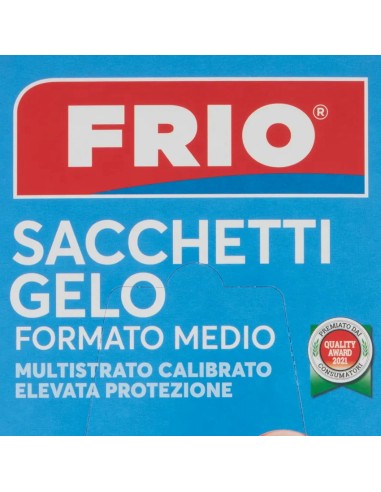 frio sacchi gelo formato medio - 3 litri - 23x32cm - 20 pezzi: tuttocasashop.live: carta & monouso