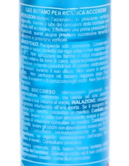 fatigati ricarica gas butano per accendini - 60ml - con adattatori: tuttocasashop.live: altro - bazar