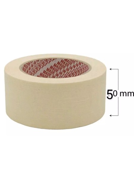 lc nastro adesivo di carta 50mm x 50 metri - gommata incollante a solvente: tuttocasashop.live: altro - bazar