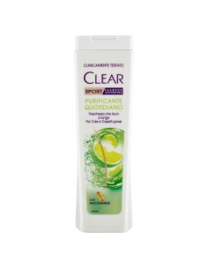 clear shampoo antiforfora - 225ml - sport - purificante quotidiano: tuttocasashop.live: igiene e cura della persona