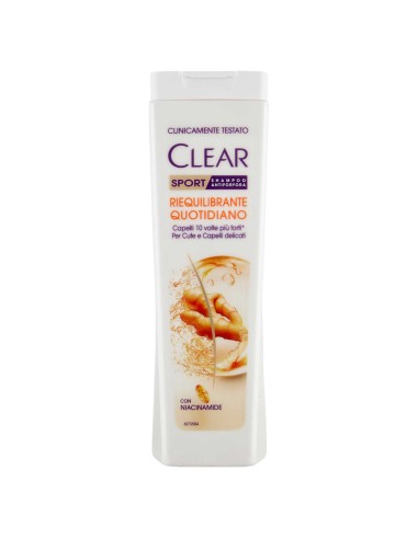 clear shampoo antiforfora - 225ml - sport - riequilibrante quotidiano: tuttocasashop.live: igiene e cura della persona