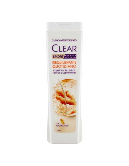 clear shampoo antiforfora - 225ml - sport - riequilibrante quotidiano: tuttocasashop.live: igiene e cura della persona